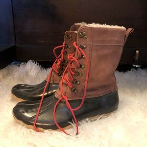 Sperry Winter Duck Boots Womens Sz 11